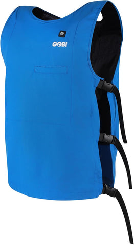 Gobi Heat Breeze II Unisex Cooling Vest, Whisper-Quiet Pump, Adjustable Fit, 10,000mAh 20 Hour Battery, 5 Reusable Ice Core Bags